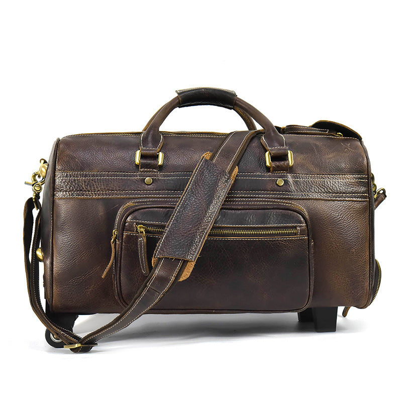 Travel Leather Handbag