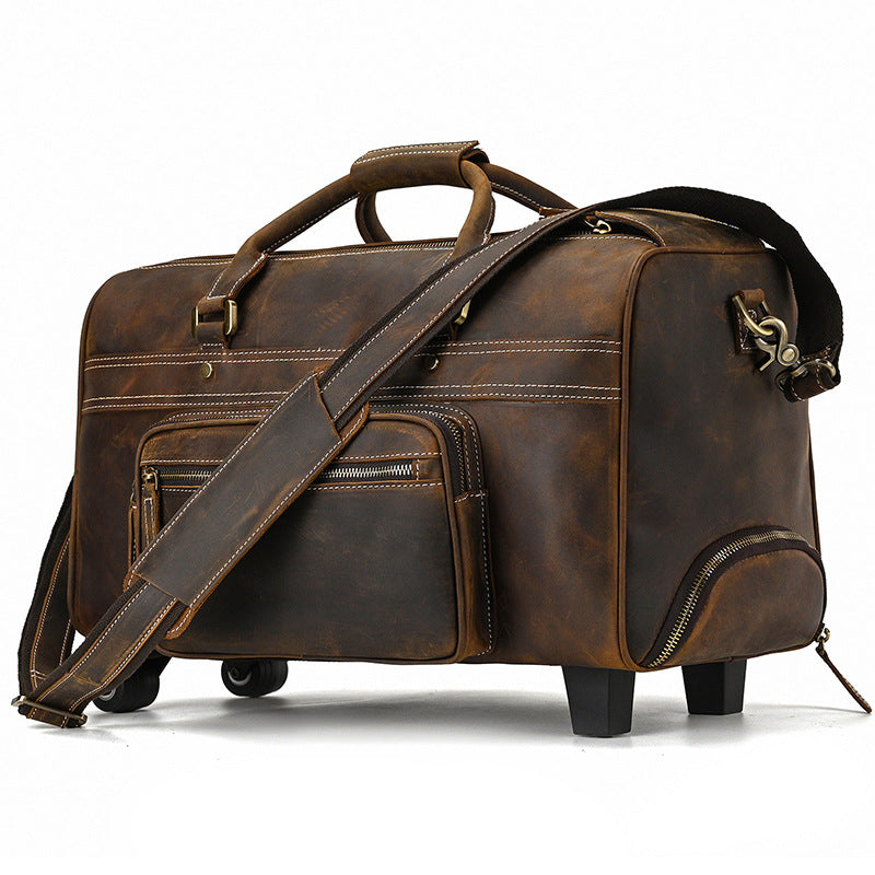 Travel Leather Handbag