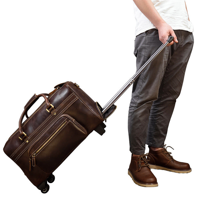 Travel Leather Handbag
