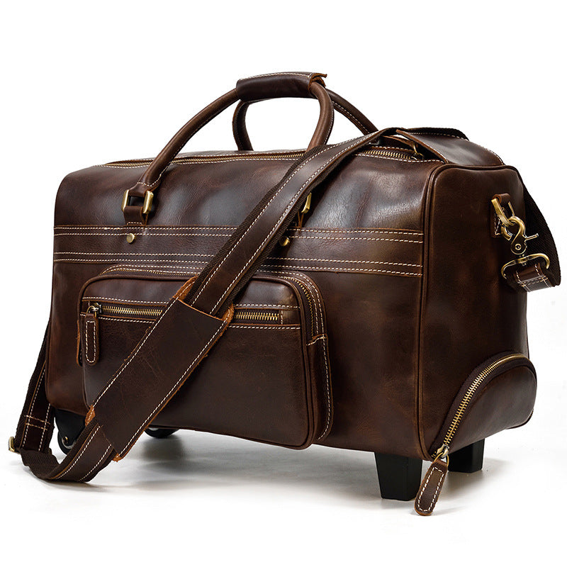Travel Leather Handbag